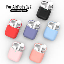 2022 Earphone Case Earphone Skin Cover 17 Colors Silicone Protective Cover For Airpods Universal Silicone Skin Cover For Airpods 2024 - buy cheap