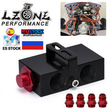LZONE - Oil Filter Sandwich Adaptor With In-Line Oil Thermostat AN10 fitting Oil Sandwich Adapter JR5672BK 2024 - buy cheap