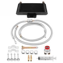 1Set 125ml Oil Cooler Engine Oil Cooling Radiator System Kit for GY6 100CC-150CC Engine Motorcycle Oil Cooler New Arrive 2024 - buy cheap