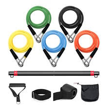 Bandas elásticas de resistencia para entrenamiento, tubos de látex, Pedal de ejercicio, Fitness, culturismo, barra de entrenamiento 2024 - compra barato