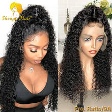 9A Brazilian Full Lace Wig Pre Plucked With Baby Hair 150% Remy Curly Glueless Full Lace Human Hair Wigs For Black Women SHENGJI 2024 - buy cheap