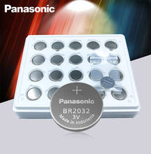 100 Pçs/lote Original Novo Panasonic 3V BR2032 BR Bateria 2032 Alta temperatura Botão de Célula tipo Moeda Baterias 2024 - compre barato