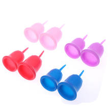 Menstrual Cup Silicone Collector Menstrual Menstruation Period Leak Proof Cup Medical Grade Lady Menstrual Supplies With Bag 2024 - buy cheap
