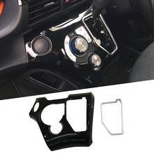 ABS Black Auto Gear Box Knob Shift Platform Adjustment Panel Cover trim 2pcs For Toyota RHD Sienta 2016 2017-2019 2020 XP170 2024 - buy cheap