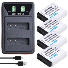 Batmax-Batería de DMW-BLH7 BLH7E, cargador Dual LED USB para Panasonic Lumix, DMW-BLH7PP, GM1, DMC-GM1, GM5, DMC-GM5, GF7, DMC-GF7 2024 - compra barato
