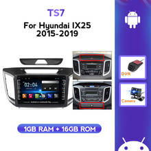 1280*720 IPS экран 1080P видео Автомобильный мультимедийный стерео плеер GPS навигация ADAS HD камера и DVR для Hyundai IX25 2015-2019 2024 - купить недорого