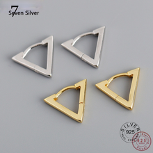New Arrival Minimalist Geometric Triangle Stud Earrings For Women 2020 Real 100% 925 Sterling Silver Party Jewelry Gift 2024 - buy cheap