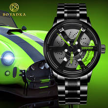 Relojes de carreras de coches para hombre, Hub de pulsera con diseño de coche deportivo, creativo, Masculino 2024 - compra barato