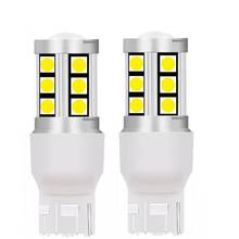 2pcs T20 7440 W21W WY21W High Quality 3030 LED Auto Brake Light Car DRL Driving Lamp Reverse Bulbs Turn Signals Yellow Red White 2024 - buy cheap