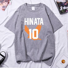 Hinata Shoyo Number 10 Haikyuu Black Tee Shirt Woman 2021 Summer New T-Shirts Hip Hop Loose T Shirt Harajuku Goth Woman T-Shirt 2024 - buy cheap