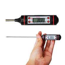 Termómetro Digital de cocina para carne, medidor de temperatura para barbacoa, con pantalla LCD, Detector electrónico para el hogar 2024 - compra barato