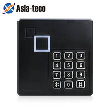 Lector de tarjetas RFID de proximidad, dispositivo resistente al agua ip65, 13,56 MHZ/125KHZ, Control de acceso de puerta, lector de teclado, Wiegand, 26 bits, Color negro, 103IC 2024 - compra barato