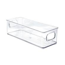 Refrigerator Organizer Bins Stackable Fridge Organizers with Cutout Handle Clear Plastic Pantry Food Storage Rack Dropship 2024 - buy cheap