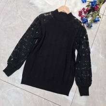 Sweaters XK12655 Fashion 2021 Runway Luxury famous Brand European Design party style women's Clothing 2024 - buy cheap