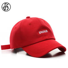 FS Street Wear Young Style Korean Hat Red Baseball Cap For Men Women High Quality Snapback Hip Hop Trucker Hats Gorras Mujer 2024 - buy cheap