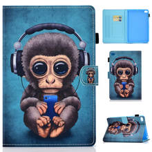 Funda protectora para iPad Mini 5 2019 Mini 1/2/3 Mini 4, soporte de cuero PU, Funda inteligente con patrón de dibujos animados 2024 - compra barato