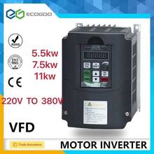 11KW AC220V to 380V VFD Drive Inverter Variable Frequency Drive 25A Boost VFD Speed Controller for 3-phase Motor 2024 - buy cheap