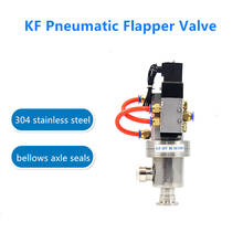 KF прямоугольный L-образный пневматический клапан SS304 вакуумный заслонка клапан быстрая загрузка вакуумный клапан для KF16 KF25 KF40 KF50 2024 - купить недорого