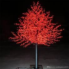 Luz de led para decoração de paisagem, jardim ao ar livre, casamento, natal, flor de cerejeira, árvores 0.8m/1.5m/2m, lâmpada multi cores 2024 - compre barato