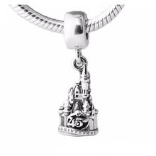 2020 Castle Silver 925 Charms for Bracelets Women Jewelry Fashion Floating Pendant Charms for Jewelry Making 2024 - buy cheap