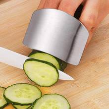 1Pc Stainless Steel Vegetable Cutter For Hand Safe Easy Cutting Cooking Tools Kitchen Accessories Finger Guard Protector Gadgets 2024 - buy cheap