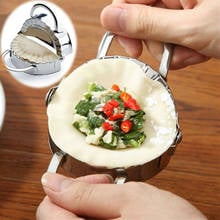 Stainless Steel Dumpling Maker Circle Cutter Making Machine Dough Press DIY Dumpling Mould Round Shape Cutter Kitchen Tools 2024 - buy cheap