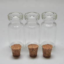 50pcs Cute Mini Clear Cork Stopper Glass Bottles Vials Jars Containers Small Wishing Bottle Free Shipping 2024 - buy cheap