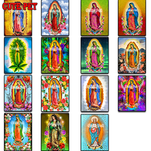 Mexico Guadalupe Virgin Mary 5D DIY Diamond Painting cross stitch mosaic Our Lady of Fatima embroidery rhinestone Religious icon 2024 - buy cheap