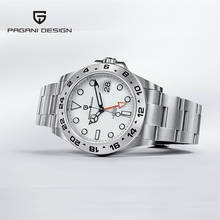 2021 New Pagani Design Men's Explorer Series GMT Automatic Mechanical Watches Sapphire Stainless Steel Sports Watch Reloj Hombre 2024 - buy cheap