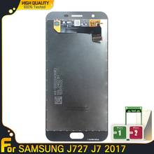 Novas peças de reposição lcds para samsung galaxy j7 j727 2017 SM-J727P j727v j727a display lcd tela toque digitador assembléia 2024 - compre barato