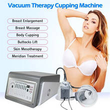 Free Shipping Breast Enlargement Cup Therapy Beauty Machine Vibration Massage Lymph Drainage Vacuum Breast Care Machine Home Use 2024 - buy cheap