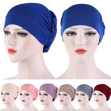 women hijab scarf turban caps muslim headscarf Islamic under scarf cotton bandana bonnet multifunctional Inner turban hats mujer 2024 - buy cheap