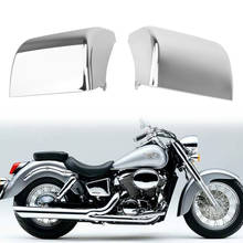 Motorcycle Fairing Battery Side Fairing Covers Chrome Left & Right ABS Plastic For Honda Shadow ACE 750 VT750 VT400 1997-2003 2024 - buy cheap