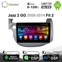 1280*720  Ownice 2din Android 10.0 Head unit Car Player dvd GPS Navi For Honda FIT JAZZ 2008 - 2013 DSP 4G Car Radio 6G+128G 2024 - buy cheap