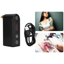 Kit completo de máquina de tatuaje, fuente de alimentación inalámbrica, conector RCA, equipo de pluma de tatuaje 2024 - compra barato