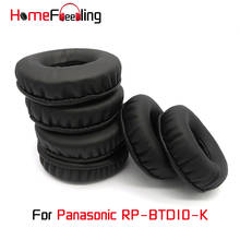 Homefeeling-almohadillas para los oídos para Panasonic, almohadillas para los oídos, redondas, universales, de cuero, de reemplazo, para RP-BTD10-K 2024 - compra barato