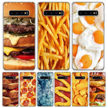 Capa de celular hamburgo batatas fritas para samsung galaxy, a50 a70 a30s a51 a71 a10 a20e a40 a90 a20s m30s a6 a7 a8 a9 plus 2024 - compre barato