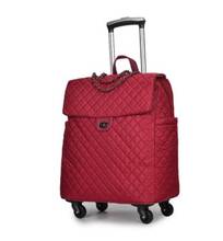 travel rolling bag for woman baggage bag Women Wheeled Luggage bag Cabin Trolley Bag on wheels Trolley Suitcase wheeled Duffl 2024 - buy cheap