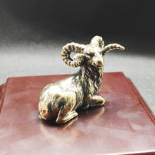 Antique Brass Antelop Statue Small Desktop Toy Ornaments Vintage Copper Animal Goat Figurines Figurines Paperweight Home Decors 2024 - buy cheap