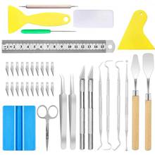 38PCS DIY Vinyl Weeding Tool Kit Basic Craft Weeding Tool Kit For Precise Circle Silhouette Embossed Words 2024 - buy cheap