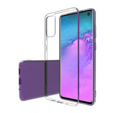 Capa de silicone transparente para celular, para samsung galaxy a50 a10s s20 ultra a51 a71 a30 a70 s10 e plus llite a7 2018 s9 2024 - compre barato