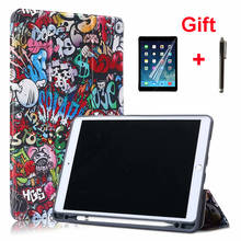 For iPad Air 4 2020 10.9 Case With Pencil Holder Stand Cover For iPad AIr 3 Pro 10.5 Shell Auto Sleep Wake+Screen Protector+pen 2024 - buy cheap