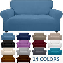 Sofá em tecido polar elástico, capa universal para sofá e cadeiras, sala de estar, elástico, canto 2024 - compre barato