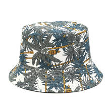 Sombrero de cubo de Panama plegable para hombre y mujer, gorra de pescador de doble cara, de algodón, Hip Hop, plana 2024 - compra barato