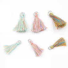 Mix 3 Color Cotton Rainbow Colorful Tassel 30mm Tassel Charm For Jewelry Bracelet Earring Necklace Charms Cell Phone Accessories 2024 - buy cheap