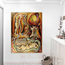 Citon Andre Masson《Emblematic view of Toledo》Canvas Art Oil Painting Artwork Poster Picture Wall Hanging Decor Home Decoration 2024 - buy cheap