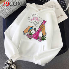 Sudadera con capucha de Bong Weed para hombre y mujer, ropa de calle Unisex con estampado de hierba de dibujos animados, estilo Kawaii, Hip Hop, Harajuku 2024 - compra barato