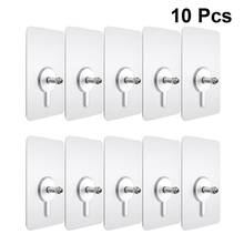 10pcs Punch-Free Non-Marking Screw Stickers Wall Picture Hook Invisible Traceless Hardwall Drywall Picture Hanging Kit 2024 - buy cheap