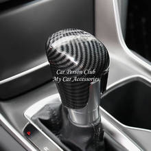 Carbono fibra Interior consola para caja de cambios perilla cubierta de la cabeza Marco de adornos para Honda Accord 10th 2018-2021 accesorios de coche 2024 - compra barato