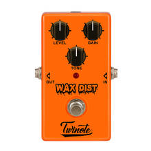 Twinote WAX DIST Vintage Distortion Effects Pedal Guitar for Rock Morden Blues Style Classic Distortion Sound Guitar Accessories 2024 - buy cheap